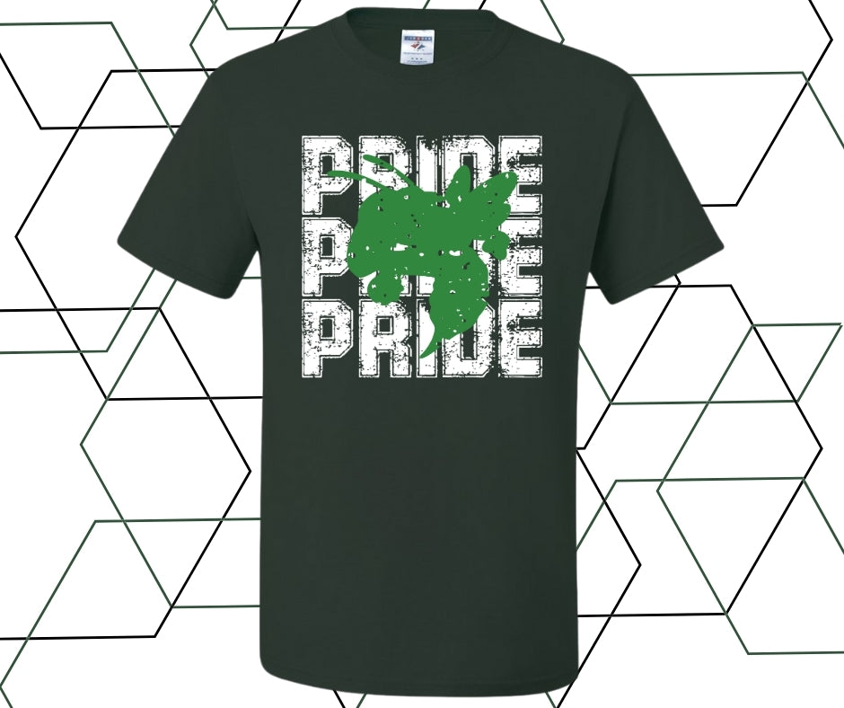 Hornet Pride Distressed Graphic Tee