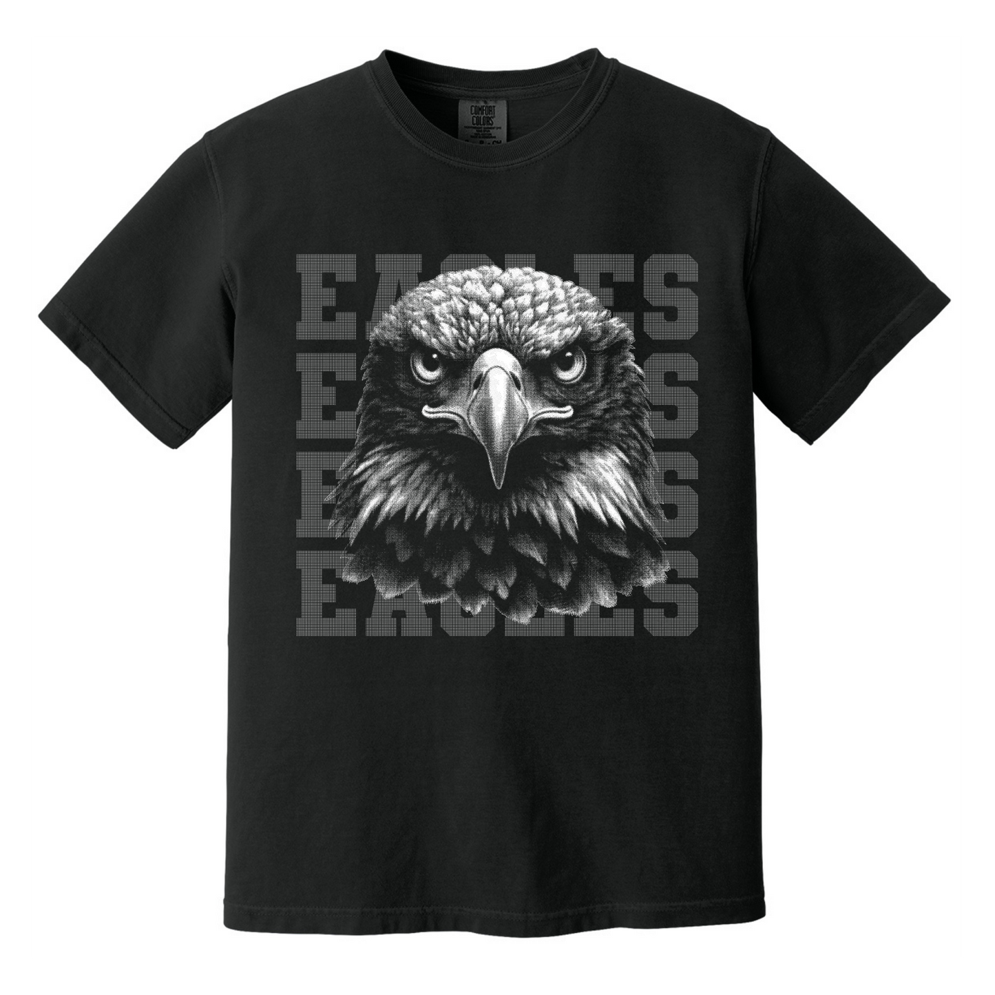 Halftone Mascot Eagles