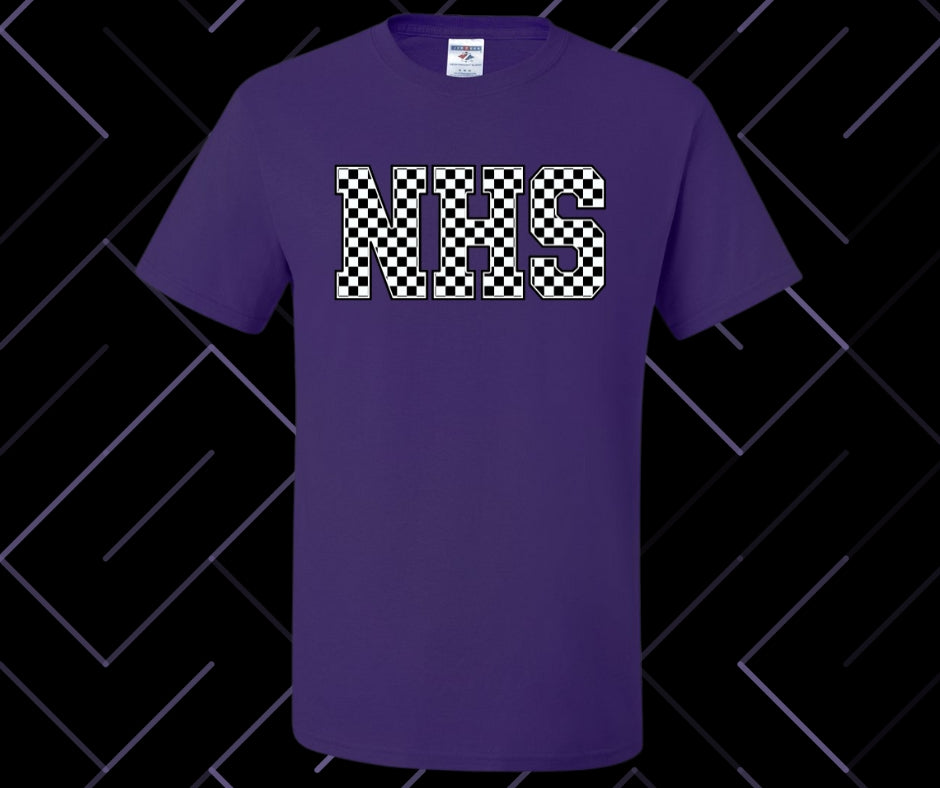 NHS (Newton) Checker Graphic Tee