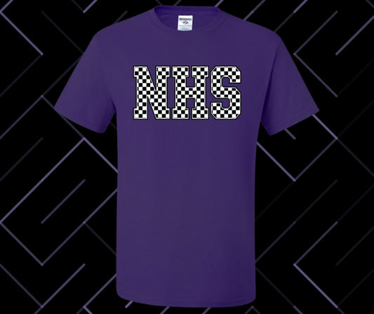 NHS (Newton) Checker Graphic Tee