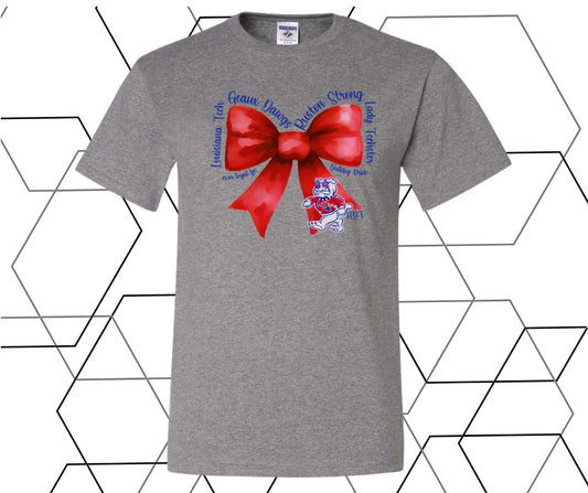 Geaux Dawgs Coquette Graphic Tee