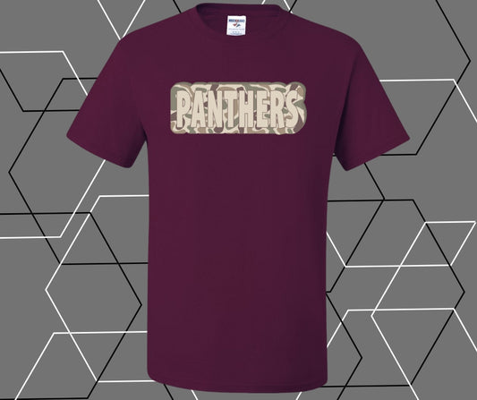 Panthers Bubble Camo Graphic Tee