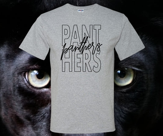 Panthers Block Graphic Tee