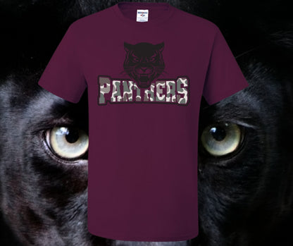 Panthers Camo/Black Graphic Tee