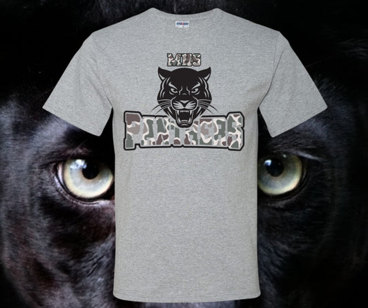 MHS Panthers Camo Graphic Tee