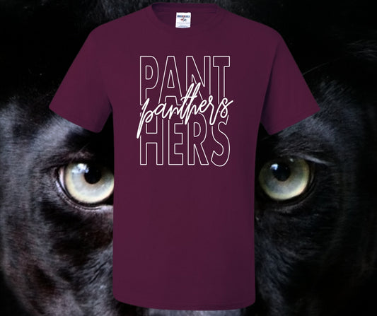 Panthers Block Graphic Tee