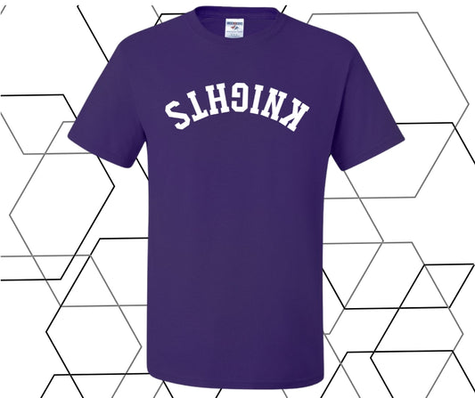 Knights Upside Down Curve Graphic Tee