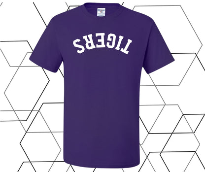 Tigers Upside Down Curve Graphic