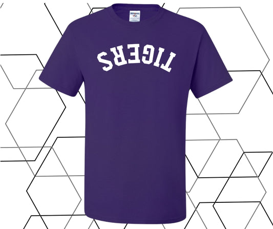 Tigers Upside Down Curve Graphic