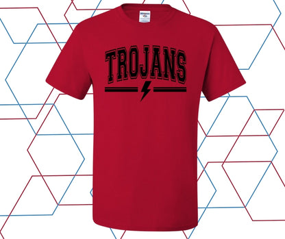 Trojans Lightning Bolt Graphic Tee