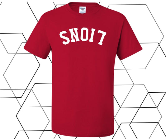 Lions Upside Down Curve Graphic Tee