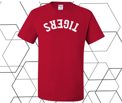 Tigers Upside Down Curve Graphic