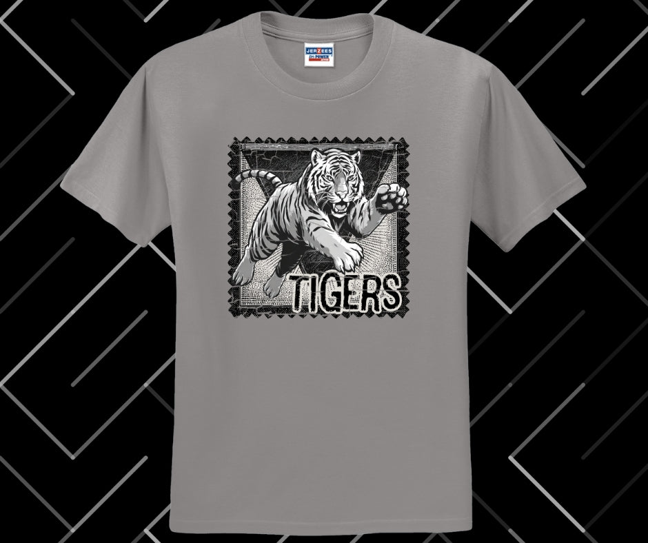 Tiger Stamp Graphic Tee & Sweatshirt
