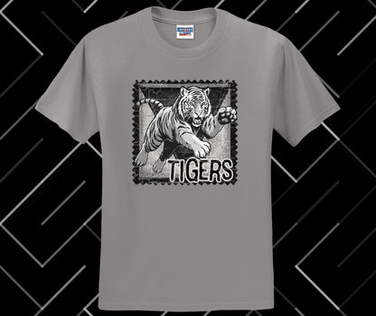 Tiger Stamp Graphic Tee & Sweatshirt