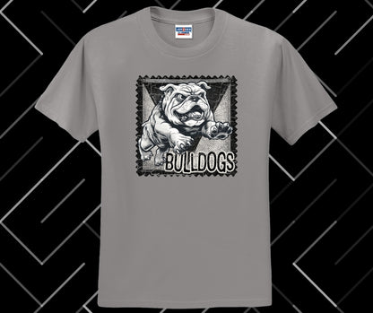 Bulldogs Stamp Graphic Tee & Sweatshirt