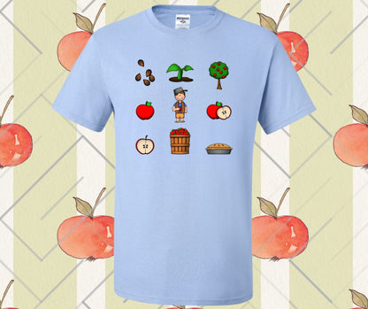 Johnny Appleseed Collage Graphic Tee