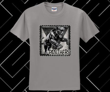 Panthers Stamp Graphic Tee & Sweatshirt