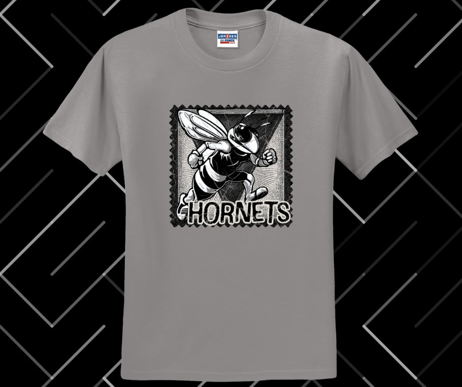 Hornets Stamp Graphic Tee & Sweatshirt