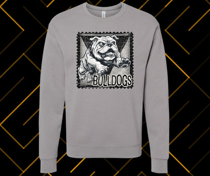 Bulldogs Stamp Graphic Tee & Sweatshirt