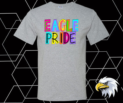 Eagles Doodle Block Neon Graphic Tee