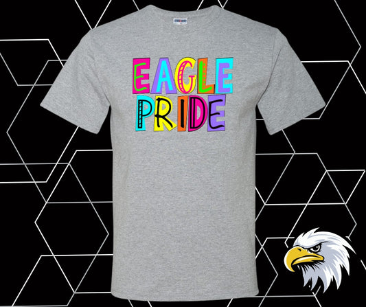 Eagles Doodle Block Neon Graphic Tee