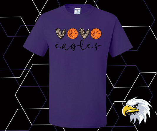 Leopard Eagles Basketball Graphic Tee