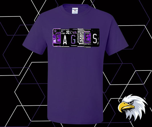 Eagles License Plate Graphic Tee