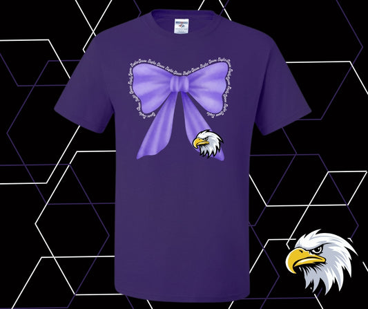 Geaux Eagles Bow Graphic Tee