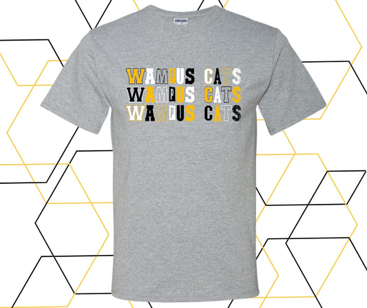 Wampus Cats Varsity Block Graphic Tee