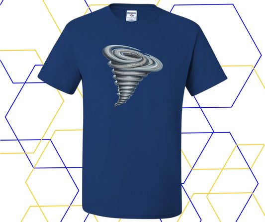Faux Rhinestone Tornado Graphic Tee