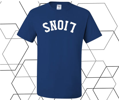 Lions Upside Down Curve Graphic Tee