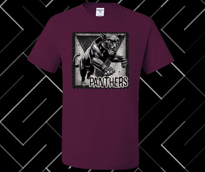 Panthers Stamp Graphic Tee & Sweatshirt