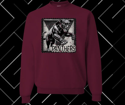 Panthers Stamp Graphic Tee & Sweatshirt